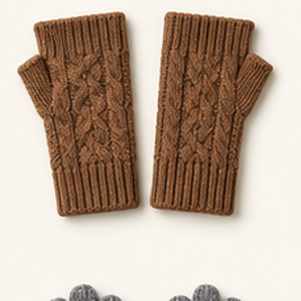Omslagwanten convertible – crème, vrijstaande productfoto op lichte achtergrond